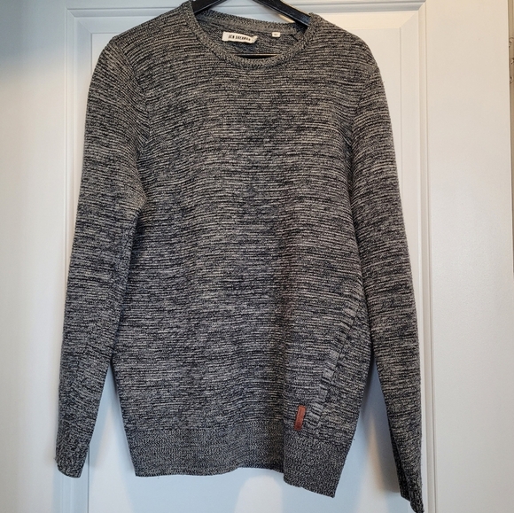 Ben Sherman Gray Crewneck Sweater 100% Wool Size Large - Picture 1 of 6
